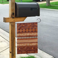 Fiji Marau na Kerisimasi Garden Flag Gold Tapa Masi Inspired Christmas - Polynesian Pride