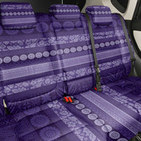 Fiji Marau na Kerisimasi Back Car Seat Cover Purple Tapa Masi Inspired Christmas - Polynesian Pride