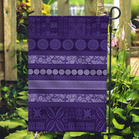 Fiji Marau na Kerisimasi Garden Flag Purple Tapa Masi Inspired Christmas - Polynesian Pride