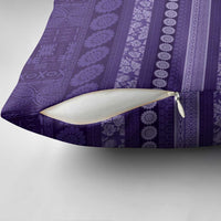 Fiji Marau na Kerisimasi Pillow Cover Purple Tapa Masi Inspired Christmas - Polynesian Pride