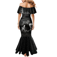 New Zealand Mother's Day Mermaid Dress Maori Hongi Aroha Ahau Ki A Koe Mama LT9 - Polynesian Pride