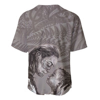 New Zealand Mother's Day Baseball Jersey Maori Mo Toku Mama Silver Fern