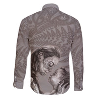 New Zealand Mother's Day Family Matching Short Sleeve Bodycon Dress and Hawaiian Shirt Maori Mo Toku Mama Silver Fern