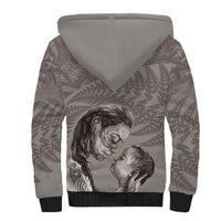 New Zealand Mother's Day Sherpa Hoodie - Maori Mo Toku Mama Silver Fern LT9 - Polynesian Pride
