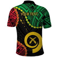 Personalised Vanuatu 44th Anniversary Polo Shirt Tugeta Yumi Selebretem Indipendens Dei