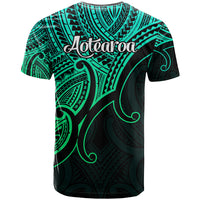 Aotearoa Maori Koru T Shirt Polynesian Pacific Tribal Green LT9 - Polynesian Pride