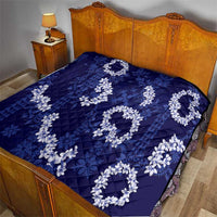 Mokihana Maile and Ilima Leis Quilt Uliuli Hawaiian Tapa Quilt Pattern - Polynesian Pride