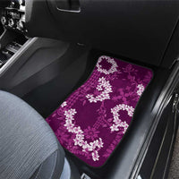 Mokihana Maile and Ilima Leis Car Mats Akala Hawaiian Tapa Quilt Pattern - Polynesian Pride