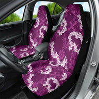 Mokihana Maile and Ilima Leis Car Seat Cover Akala Hawaiian Tapa Quilt Pattern - Polynesian Pride