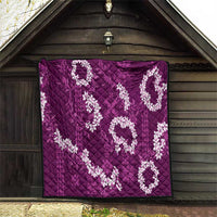 Mokihana Maile and Ilima Leis Quilt Akala Hawaiian Tapa Quilt Pattern - Polynesian Pride