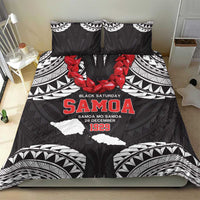 Samoa Black Saturday Bedding Set Samoa mo Samoa with Black Ula Fala
