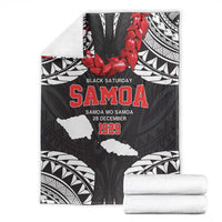 Samoa Black Saturday Blanket Samoa mo Samoa with Black Ula Fala