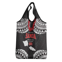 Samoa Black Saturday Grocery Bag Samoa mo Samoa with Black Ula Fala