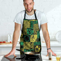 Cook Islands Mere Kiritimiti Apron Pacific Patchwork Xmas Vibes - Polynesian Pride