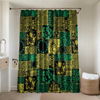 Cook Islands Mere Kiritimiti Bathroom Set Pacific Patchwork Xmas Vibes - Polynesian Pride