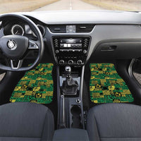Cook Islands Mere Kiritimiti Car Mats Pacific Patchwork Xmas Vibes - Polynesian Pride