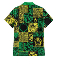 Cook Islands Mere Kiritimiti Family Matching Long Sleeve Bodycon Dress and Hawaiian Shirt Pacific Patchwork Xmas Vibes LT9 - Polynesian Pride