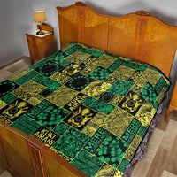 Cook Islands Mere Kiritimiti Quilt Pacific Patchwork Xmas Vibes - Polynesian Pride