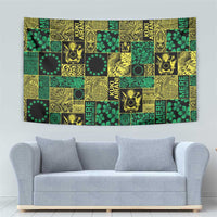 Cook Islands Mere Kiritimiti Tapestry Pacific Patchwork Xmas Vibes - Polynesian Pride