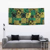 Cook Islands Mere Kiritimiti Tapestry Pacific Patchwork Xmas Vibes - Polynesian Pride