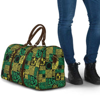 Cook Islands Mere Kiritimiti Travel Bag Pacific Patchwork Xmas Vibes - Polynesian Pride