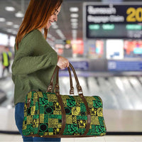 Cook Islands Mere Kiritimiti Travel Bag Pacific Patchwork Xmas Vibes - Polynesian Pride
