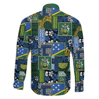 Solomon Islands Meri Kirihimete Family Matching Short Sleeve Bodycon Dress and Hawaiian Shirt Pacific Patchwork Xmas Vibes LT9 - Polynesian Pride