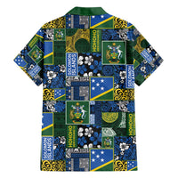 Solomon Islands Meri Kirihimete Hawaiian Shirt Pacific Patchwork Xmas Vibes - Polynesian Pride