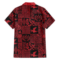 Black Tonga Kilisimasi Fiefia Family Matching Mermaid Dress and Hawaiian Shirt Pacific Patchwork Xmas Vibes LT9 - Polynesian Pride