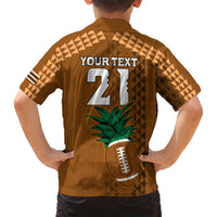 Custom Hawaii Honolulu Bowl Hawaiian Shirt With Kakau Tribal Pattern LT9 - Polynesian Pride