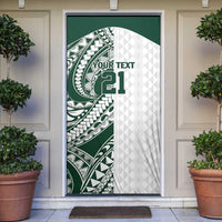 Polynesian Hawaii Volleyball Custom Door Cover Kakau with Sport Style - Polynesian Pride