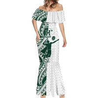 Polynesian Hawaii Volleyball Custom Mermaid Dress Kakau with Sport Style LT9 - Polynesian Pride