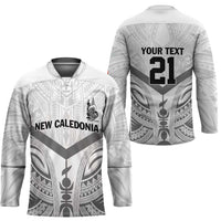New Caledonia Football Custom Hockey Jersey Go Champions Les Cagous - Polynesian Pride