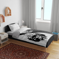 Personalised Tonga Emancipation Day Bedding Set Since 1970 Ngatu Tribal Pattern