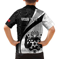 Personalised Tonga Emancipation Day Family Matching Summer Maxi Dress and Hawaiian Shirt Since 1970 Ngatu Tribal Pattern