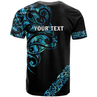 All Black Maori Tribal Tattoo Personalised T Shirt Polynesian Style