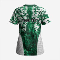 Queensland Maori Kiwi Personalised Scrub Top Kikirangi Papua Shell Maori Tribal Tattoo - Polynesian Pride