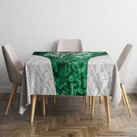 Queensland Maori Kiwi Personalised Tablecloth Kikirangi Papua Shell Maori Tribal Tattoo