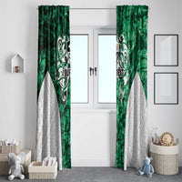 Queensland Maori Kiwi Personalised Window Curtain Kikirangi Papua Shell Maori Tribal Tattoo