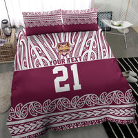Queensland Maori Nga Hau E Wha Custom Bedding Set Polynesian Maori Tribal Pattern LT9 - Polynesian Pride