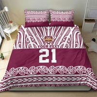 Queensland Maori Nga Hau E Wha Custom Bedding Set Polynesian Maori Tribal Pattern LT9 - Polynesian Pride