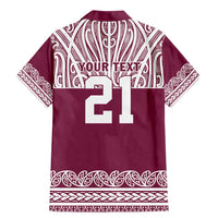 Queensland Maori Nga Hau E Wha Custom Family Matching Mermaid Dress and Hawaiian Shirt Polynesian Maori Tribal Pattern