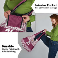 Queensland Maori Nga Hau E Wha Custom Grocery Bag Polynesian Maori Tribal Pattern