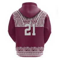Queensland Maori Nga Hau E Wha Custom Hoodie Polynesian Maori Tribal Pattern LT9 - Polynesian Pride