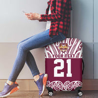 Queensland Maori Nga Hau E Wha Custom Luggage Cover Polynesian Maori Tribal Pattern