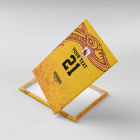 Queensland Papua New Guinea Custom Canvas Wall Art All Gold Pacific PNG Tribal Style