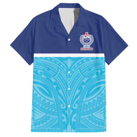 Queensland Samoa Custom Hawaiian Shirt Blue Pacific Polynesian Tribal Pattern LT9 Blue - Polynesian Pride