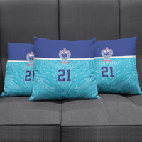 Queensland Samoa Custom Pillow Cover Blue Pacific Polynesian Tribal Pattern LT9 - Polynesian Pride
