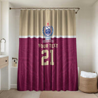 Queensland Samoa Custom Bathroom Set Maroon Pacific Polynesian Tribal Pattern - Polynesian Pride