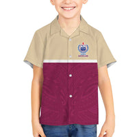 Queensland Samoa Custom Hawaiian Shirt Maroon Pacific Polynesian Tribal Pattern LT9 - Polynesian Pride